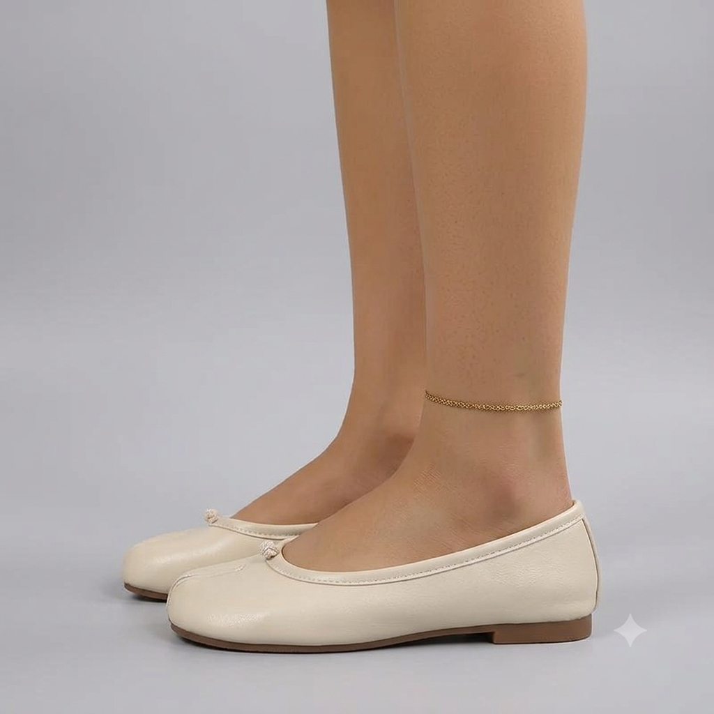 NORVK | Classic Apricot Women's Split-Toe Ballet Shoes