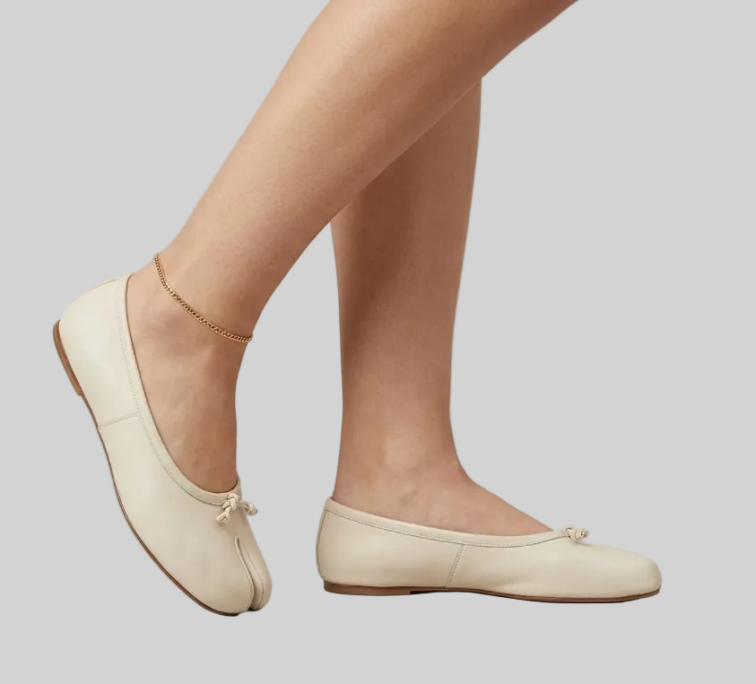 NORVK | Classic Apricot Women's Split-Toe Ballet Shoes