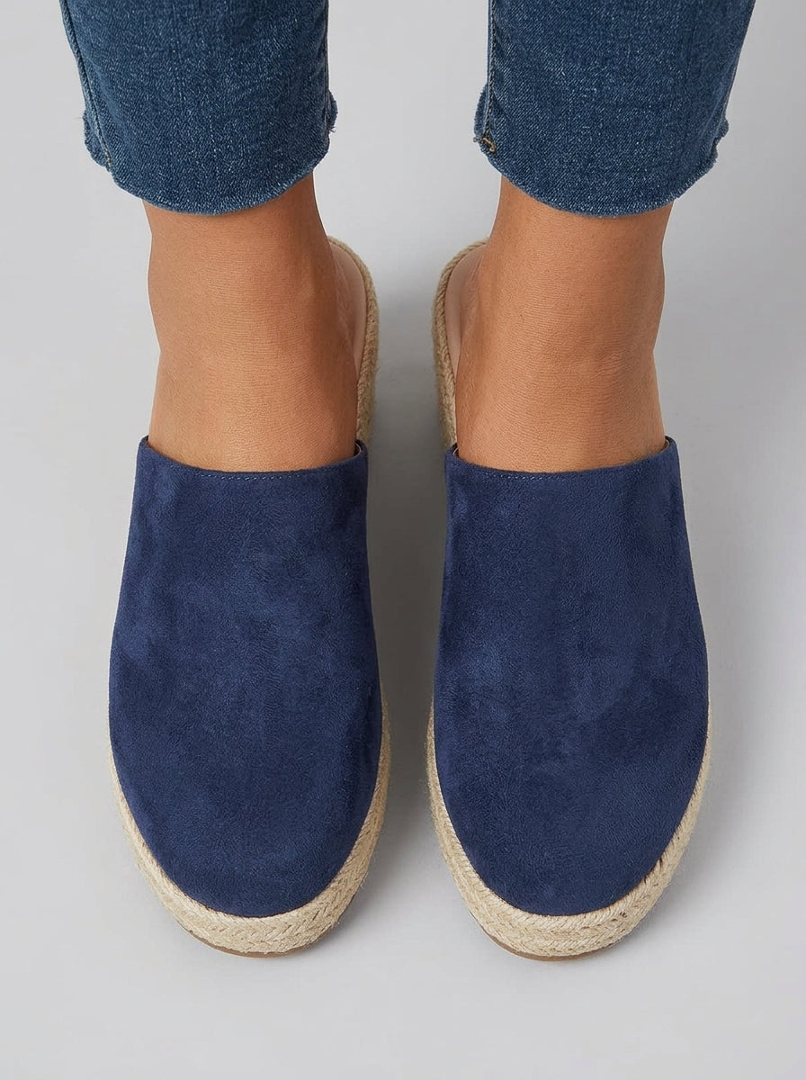 Elara | Women's Wedge Mules – Bohemian Espadrille Sandals
