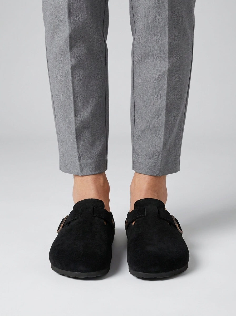 Rosaline | Orthopedic Unisex Slippers – Suede House Shoes with Fleece Lining