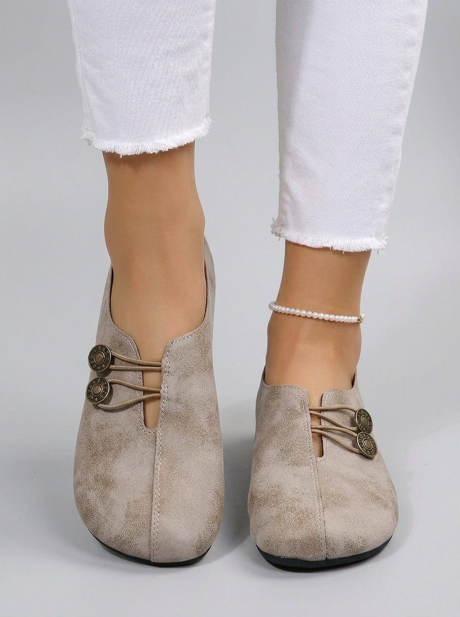 Maristella | Women's Suede Sandals – Comfortable Slip-On Shoes