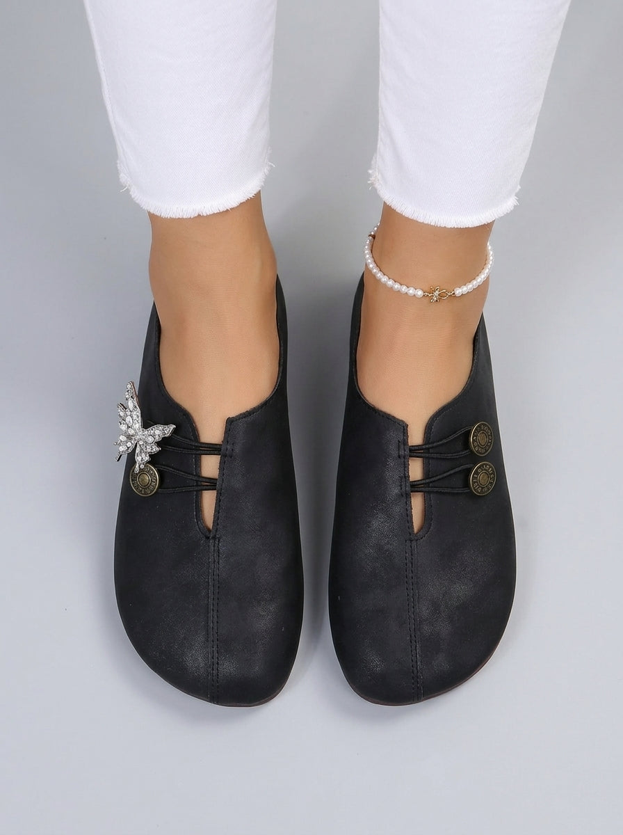 Maristella | Women's Suede Sandals – Comfortable Slip-On Shoes