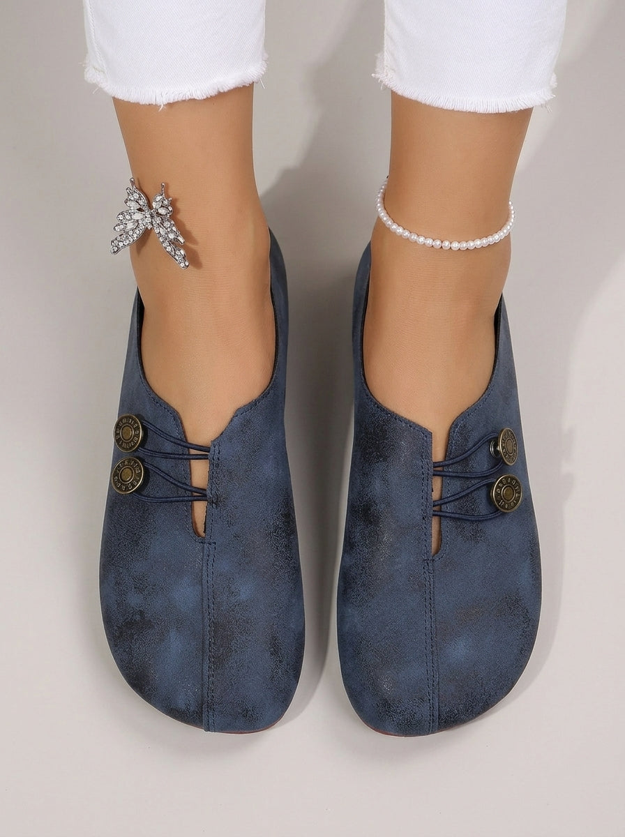 Maristella | Women's Suede Sandals – Comfortable Slip-On Shoes