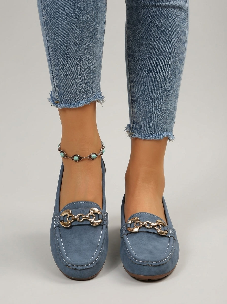 Celine | Women’s Slip-On Flat Shoes – Soft Sole Casual Shoes