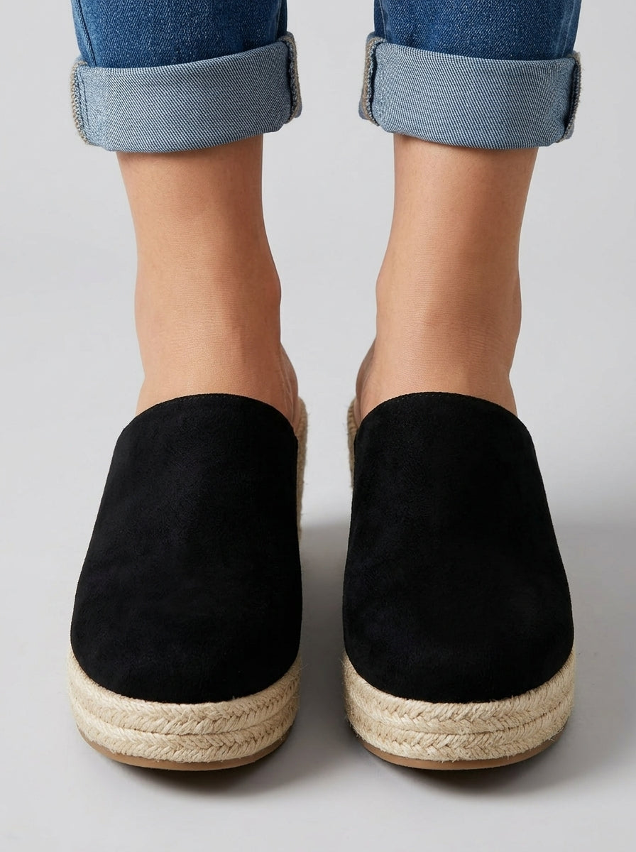 Elara | Women's Wedge Mules – Bohemian Espadrille Sandals