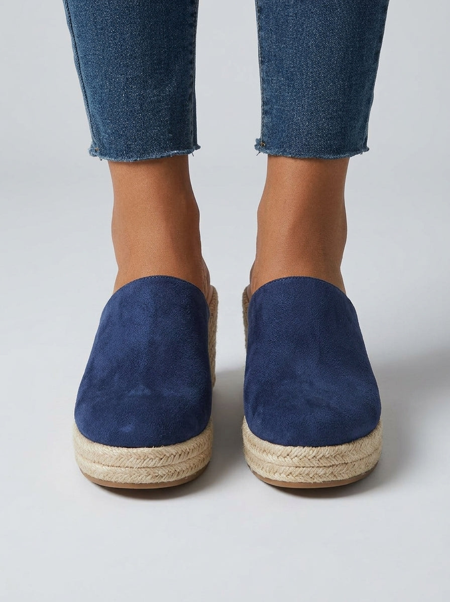 Elara | Women's Wedge Mules – Bohemian Espadrille Sandals